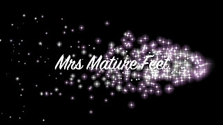 Mrs Mature Feet Stripping Down to Her Big White Granny Pants 424