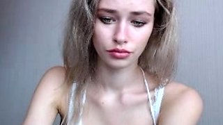 Naked Blonde Teen Girl Pussy Masturbation On Webcam