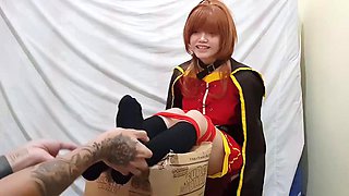 Megumin tickling: Amateur, Asian  Fetish Porn