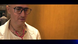 Watch mature nurse, Eden veller, and Denis, as they engage in steamy pussy play with their young patient