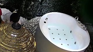 Amateur asian teen licks ass and sucks cock