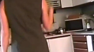 Slutty MILF with Hairy Pussy Ass Fucked and Cummed on Body by Mature Vintage Cock
