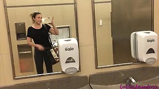 Goddess Amanda Worships My Ass & Pussy – Horny Bathroom Fetish