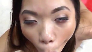 Dripping Asian Pussy