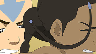 Katara Tight Riding Aang Uncensored Avatar Hentai