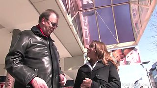 Beautiful German cougar fucks her old boss