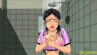Beautiful Woman on Bathroom - MILF