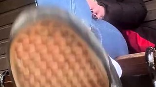 Amateur Foot Fetish Girlfriend Sucks and gives a Footjob