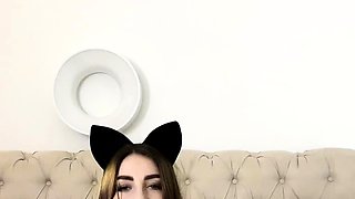 Cute brunette amateur babe sosha masturbating