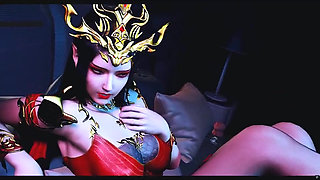 Goddess of the Pixel Realm: Curves Unchained - 3D Animation Hentai