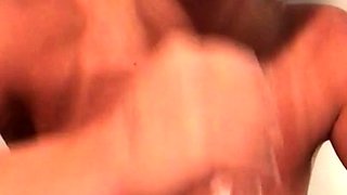 Busty brunette babe tease you with her big boobs