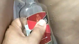 Bhabi Pissing In Rum Bottle