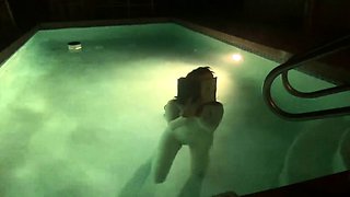 Blonde amateur enjoys the feeling of masturbating outdoors