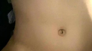 Shaved pussy amateur teen fucks huge dick pov