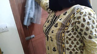 Indian Hot Aunty Fucked by Her Stepson While Cleaning House - Dirty Sex