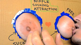 Big-Titted MILF's Nipple Attraction