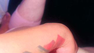 I Fist, piss and he squirt my sissy slut husband