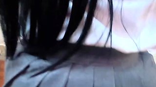 Hot Bootylicious Latina Student Lets Her BF Try Her Pussy In the School Yard & At Home After Classes