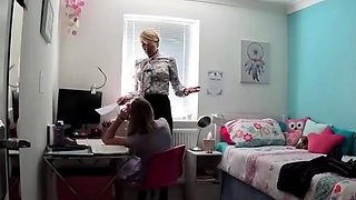 Blonde fetish slut spanked with passion