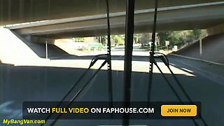 Her frist bangvan DP fuck orgy