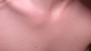 A Student with Tiny Tits Sucks Her Boyfriend's Dick!