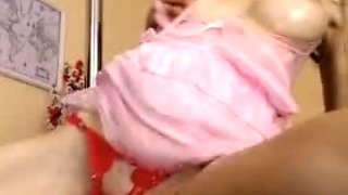 Curly Blonde Teen Records Solo Dildo Masturbation More at