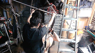 Big Sexy Latina MILF Gets Pounded Hard by Her Man in Sex Swing
