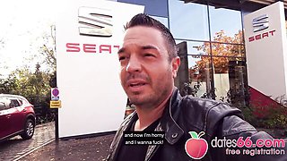 Cumshot movie with looking-good Vicky Hundt from POV Pickups