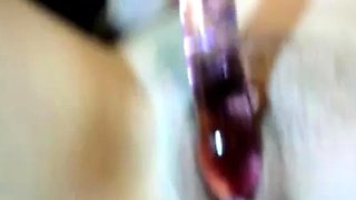 Shaved pussy blonde Tasha Reign with big boobs goes solo