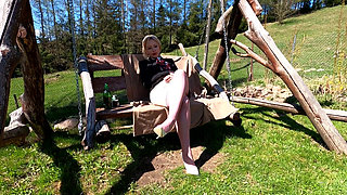 Outdoor Kink with Golden Shower