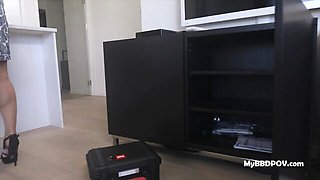 Ravishing Alysa Gap at interracial video