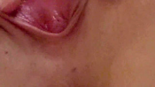 Fingering Pussy Close up in the Hotel