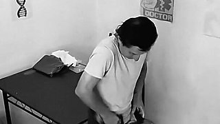 FFM Trio - Horny Old Man Has Sex in the Doctor's Office with His Busty Wife and the Curvy Doctor Joins in