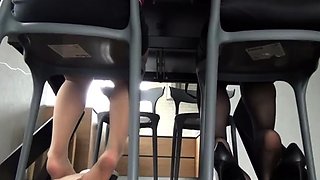 Not An Angel - Victoria and Mary Under Chair Nylon Soles D
