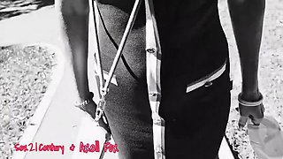 French Blonde MILF Axell Fox Public Pickup: Ass Lick, Pissing, Outdoor Sex, Naked Street Kiss, Panties Outside