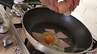 Petite Japanese Step-Sister seduce to First Time Blowjob in the Morning at Full uncensored JAV Porn and swallow cum