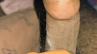 Big Cock Play Wife Playing with Big Cock Trying to Cum
