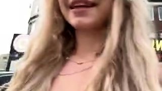 Blonde teen Sierras first erotic masturbation video