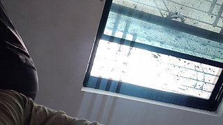 Stepmother's elder stepson is licking mother's breasts with great pleasure - My husband was not at home today, he has