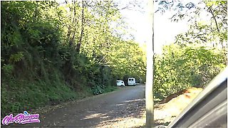 I Masturbate In My Car, People Around, And Squirt Outside Next To The Road