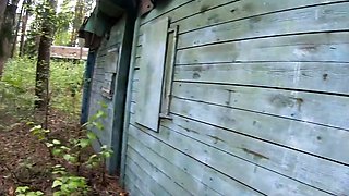 Blonde Solo Girl in Abandoned Sanatorium