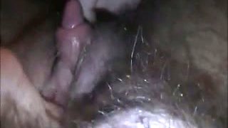 Eating out and fingering my GF with huge clitoris