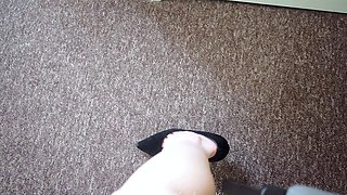 Hawt Blonde milf in foot Fetish tube scene
