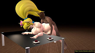 Bowsette Doggy Position in the Castle