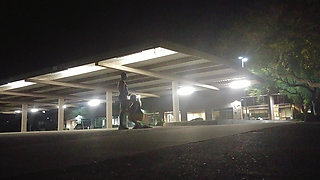 Risky sex in an empty parking lot!