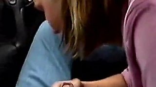 Young Girl Sucks Cock Then Gets Fucked in the Car by Her Boyfriend