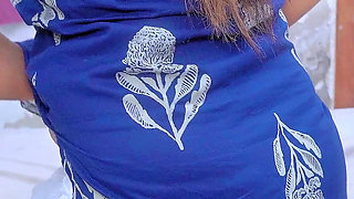 Big Ass Indian Maid Accidently Fucked Hard in Doggy Style by Her Master with Close-up Asshole.