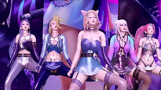 3d animated League of Legends characters strip for their fans