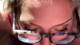 Blonde amateur milf does anal on pov camera 21