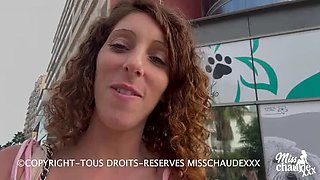 French Amateur Brunette Rough Anal with Big Black Cock in Sauna - Deep Throat and Doggy Style